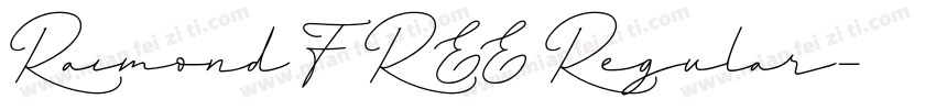 Raimond FREE Regular字体转换